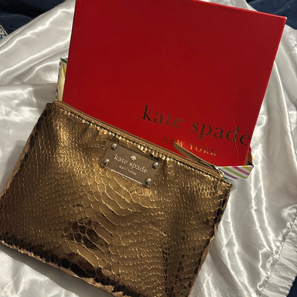 Kate spade make-up pouch/ clutch